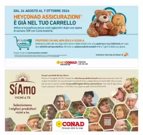 Volantino Conad Superstore settimana 38 Pagina 8: DAL 24 AGOSTO AL 7 OTTOBRE 2026 HEYCONAD ASSICURAZIONI È GIÀ NEL TUO