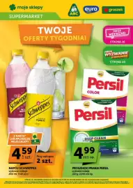 Groszek gazetka | Supermarket Strona 1: Proszek do prania Persil €4,99, Napój Schweppes €4,59