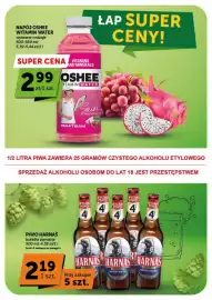 Groszek gazetka | Supermarket Strona 13: Napój Oshee Vitamin Water €2,99, Piwo Harnas €2,19