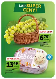 Groszek gazetka | Supermarket Strona 14: Lody Vibes €13,49, Winogrona Białe €6,79