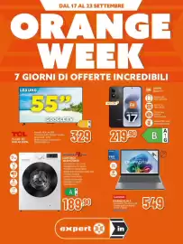 Volantino Ipercoop | Expert Pagina 1: TCL TV LED 55" UHD 4K 55P6L €329,00, Lavatrice Smartway €189,90