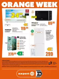 Volantino Ipercoop | Expert Pagina 8: Thomson TV LED 24" HD €119,90, Whirlpool forno microonde MWP103SB €89,90