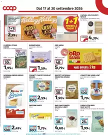 Volantino Coop Superstore Pagina 14: Biscotti integrali fibrextra misura €1,90, Cornetti farciti Privolat €2,59