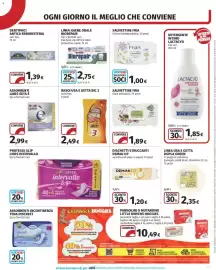 Volantino Coop Superstore Pagina 19: Rasoi usa e getta Bic 3 sensitive €2,49, Dischetti struccanti Demak Up €1,20