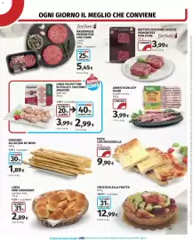 Volantino Coop Superstore Pagina 9: Grissino all'acqua de mori €1,89, Maxburger piemontese fior fiore €5,45
