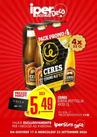 Volantino Deco Iperstore settimana 38 Pagina 6: Ceres strong ale €5,49