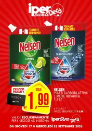 Volantino Deco Iperstore settimana 38 Pagina 7: Nelson piatti carboni attivi/limone ricarica €1,99