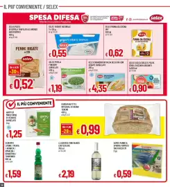 Volantino Famila Superstore Pagina 16: Selex branzino in salsa delicata con senape €4,35, Selex succo pesca €0,90