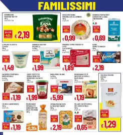 Volantino Famila Superstore Pagina 2: I Firmati Prosciutto Cotto €1,89, Frutteti di Oswald Zuegg €1,99