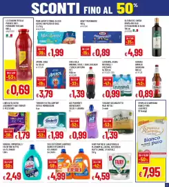 Volantino Famila Superstore Pagina 3: Fairy pastiglie lavastoviglie platinum all in one €4,59, Aperol Soda €3,79