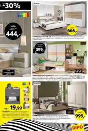 Volantino Dipo Arredamenti Pagina 13: Camera da letto Kawoo €999,00, Comodino smart €19,99