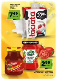 ABC gazetka | Supermarket Strona 4: Śmietanka UHT Łaciata 30% €7,49, Koncentrat pomidorowy Łowicz €2,99