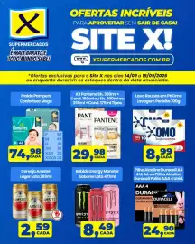 Folheto X Supermercados semana 38 Página 2: Pantene pro-v mir €29,98, Pilha Alcalina Duracell AA €24,90