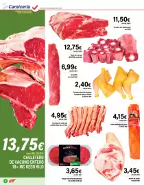 Folleto Cash Ifa Página 2: Panceta de cerdo sin cosmlla €5,45, Burger meat hamburgucheesa de novilla €4,02