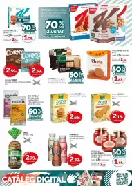 Catálogo Condis Página 11: Milkshake de vainilla, xocolata o maduixa €2,39, Bimbo - proteína €2,79