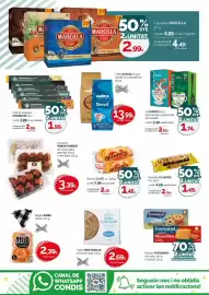 Catálogo Condis Página 12: Glacé - donuts €2,99, Bimbo - bagels €2,39