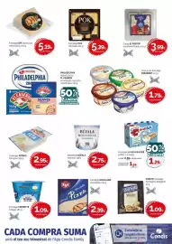 Catálogo Condis Página 5: Patros - formatge feta grec €2,95, Mas - mozzarella catalana €2,75