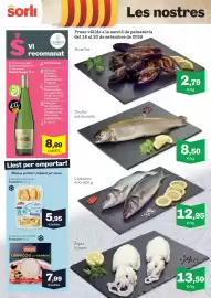 Catálogo Sorli Página 12: Pasapesca carpaccio de gambon €7,99, Pasapesca anelles a la romana €5,95