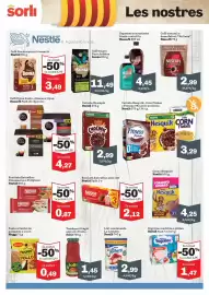 Catálogo Sorli Página 18: Maggi pasta oriental de pollastre o curri €0,49, Nestlé Yogolino €1,47