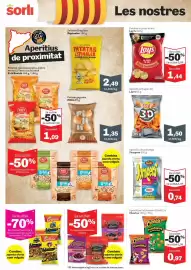 Catálogo Sorli Página 20: Jumpers aperitiu de mantega €0,74, Lay's Aperitius Bugles 3D €1,50