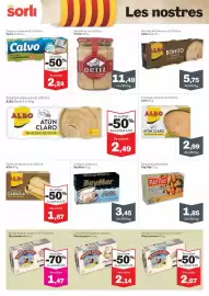 Catálogo Sorli Página 24: Ortiz bonítol en oli d'oliva €11,49, BayMar almejas al natural €3,45