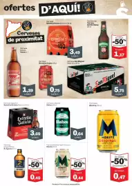 Catálogo Sorli Página 33: Estrella Galicia cerveza especial €3,69, Mahou cervesa clàssica €0,64