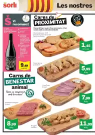 Catálogo Sorli Página 4: Carns de proximitat hamburgueses 100% pollastre amb espinacs ceba o verdures €1,45