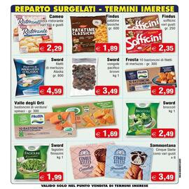 Volantino Magazzini Smart Pagina 10: Sword broccoli €2,49, Valle degli Orti bastoncini di verdure/spinaci €1,69