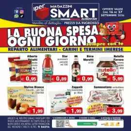 Volantino Magazzini Smart Pagina 1: Zappalà Mozzarella €1,99, Star pummarò €0,89