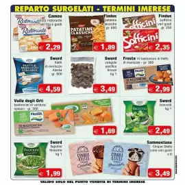 Volantino Magazzini Smart Pagina 10: Sword broccoli €2,49, Valle degli Orti bastoncini di verdure/spinaci €1,69