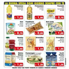 Volantino Magazzini Smart Pagina 3: GrissinBon grissini torinesi €1,59, GrissinBon grissini tradizionali €1,99
