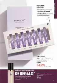 Catálogo Oriflame Página 15: Novage+ Express Peptide Ampollas €34,99