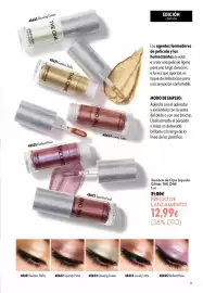 Catálogo Oriflame Página 9: The One sombra de ojos líquida glitter €12,99