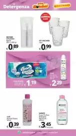 Volantino Primo Prezzo Pagina 23: Bicchieri di plastica Bianchi €0,89, Set 3 bicchieri vetro €0,99