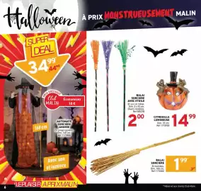 Catalogue Trafic page 6: BALAI SORCIERE AVEC ETOILE €2,00, BALAI SORCIERE €1,99