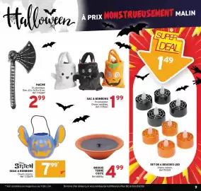 Catalogue Trafic page 9: Stitch SEAU A BONBONS €7,99, SAC A BONBONS €1,99