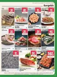Catalogue Promocash page 11: AH-CHOU Poisson rouge vieille ananas €9,50, Cubes de thon €2,93