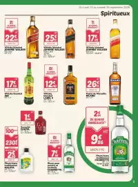 Catalogue Promocash page 5: JOHNNIE WALKER Whisky blended €25,11, LABEL 5 Whisky blended €12,40