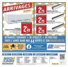 Catalogue Brico Cash page 4: PLURAL PLAQUE DE PLÂTRE BA13 STANDARD €2,49, MONTANT 48 MM X 2.5 M €2,25