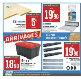 Catalogue Brico Cash page 2: Sundis MALLE DE RANGEMENT 135 L €18,90, SOPREMA KIT GARAGE CONFORT 6 M² €19,90