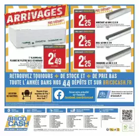 Catalogue Brico Cash page 4: PLURAL PLAQUE DE PLÂTRE BA13 STANDARD €2,49, MONTANT 48 MM X 2.5 M €2,25