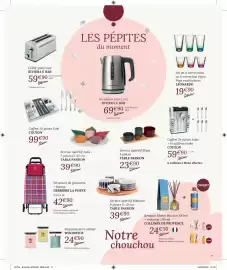 Catalogue Ambiances & Styles page 11: Jules Coupelles €59,00, LEONARDO verres haut ou verres bas Optic Peps multicolor €19,90