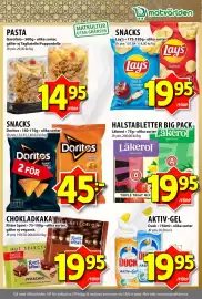 Matvärlden Tensta reklamblad vecka 38 Sida 7: SNACKS €19,95, AKTIV-GEL €19,95