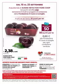 Volantino In Coop Pagina 16: Susine Metis Fior Fiore Coop €2,38