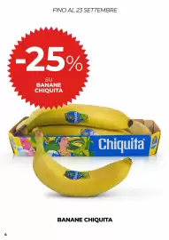 Volantino In Coop Pagina 4: Banane Chiquita