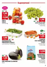 Volantino In Coop Pagina 5: Uva Italia IGP €1,96, Peperoncini friggitelli dolci €1,68