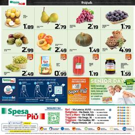 Volantino SpesaPiù Supermercati Pagina 12: Zucca Delica €1,49, Pesche gialle €2,49