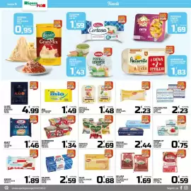 Volantino SpesaPiù Supermercati Pagina 5: La Nef salmone norvegese €4,99, Kraft Fettine Classiche €1,46