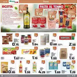 Volantino SpesaPiù Supermercati Pagina 9: Divella cubetti pomodoro €1,67, Farina Italia Casillo €0,68