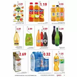 Volantino Diper Pagina 13: San Pellegrino Zero vari tipi €0,89, Deluca vino vari tipi €2,39